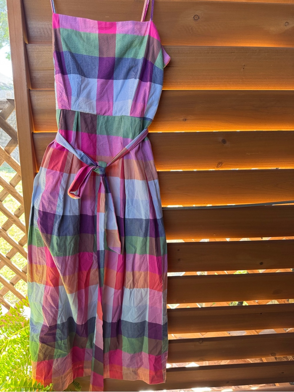 Kate Spade for Target Plaid Maxi Dress in Multi Plaid and Never Worn - Picture 4 of 13